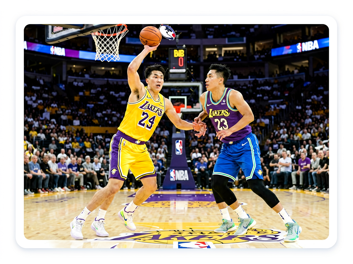 NBA篮球比赛精彩对抗画面